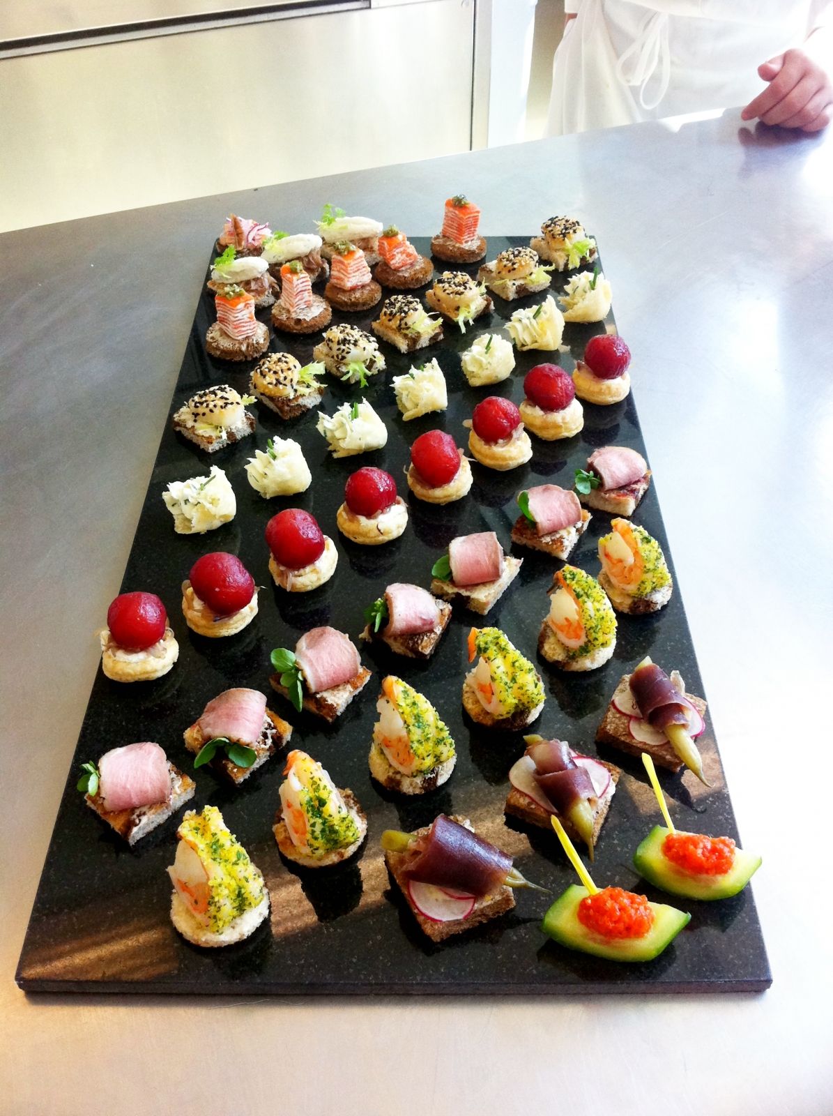 Canapé selection VIP catering LEPA Mallorca