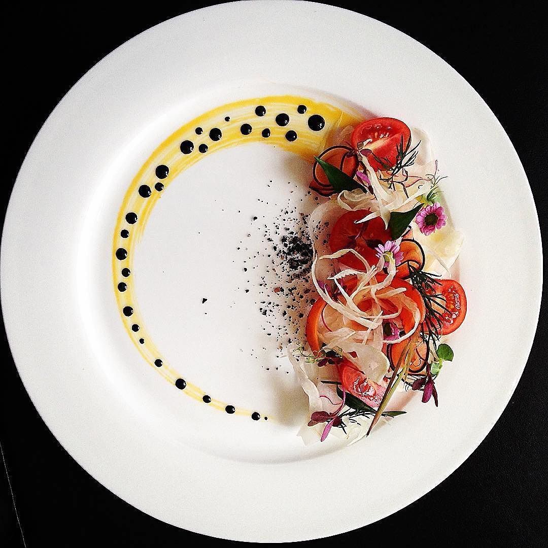 Fish carpaccio inflight catering LGTS Thessaloniki