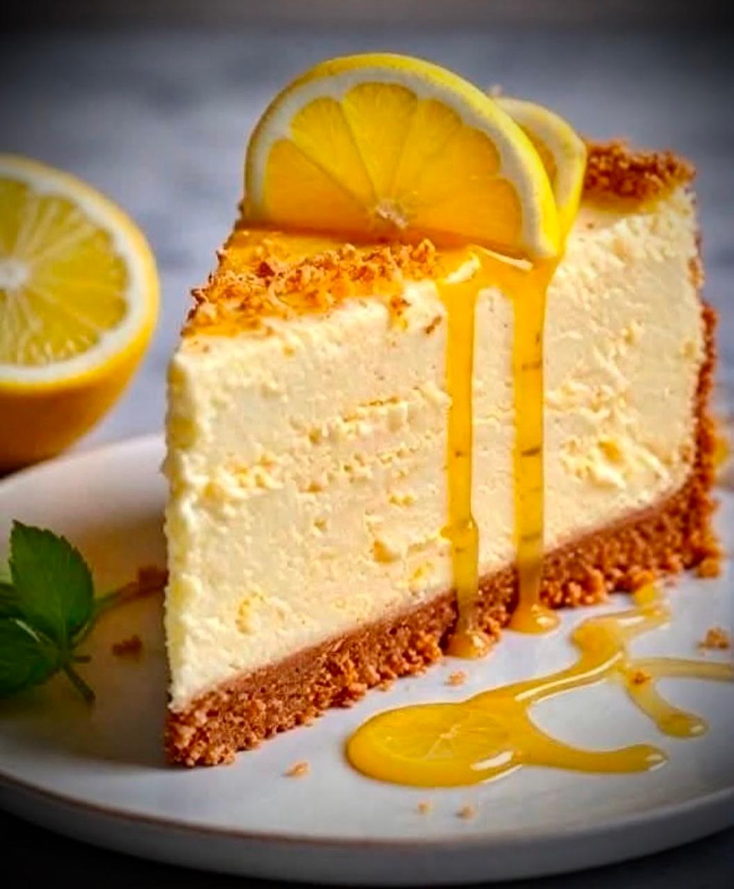 Lemon cheesecake inflight catering LGIR Crete